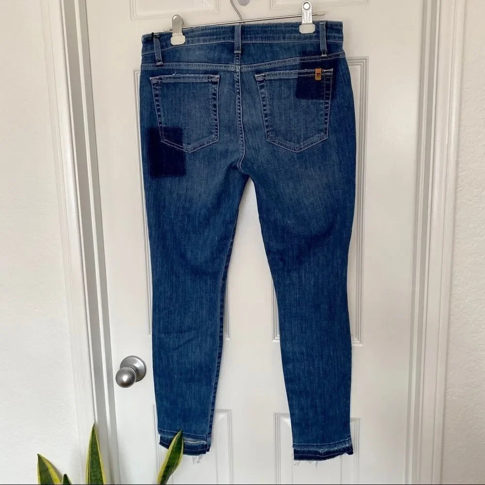 NWT Joe’s Jeans Daisy Patchwork Mid Rise Skinny Ankle Jean 30 - Picture 14 of 15